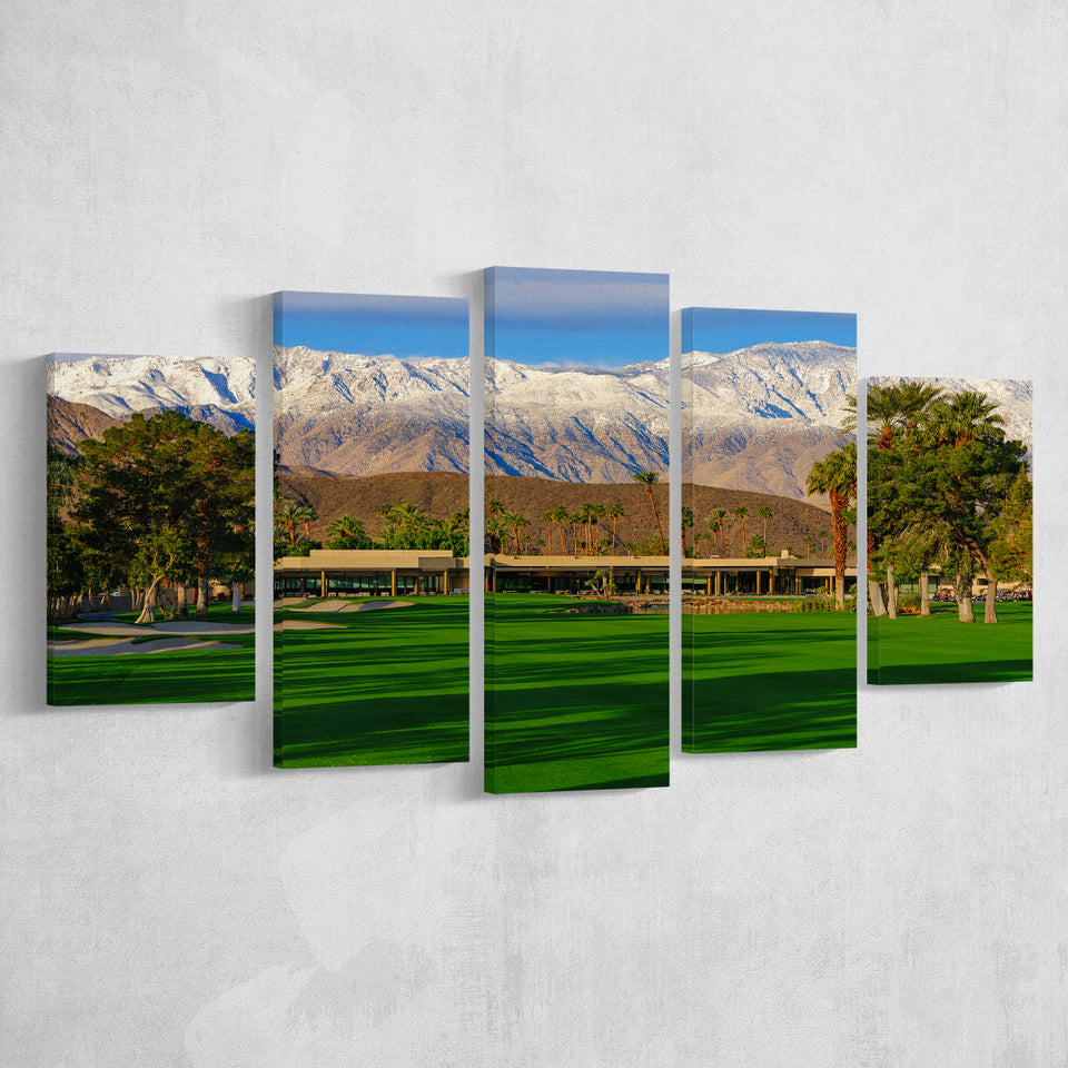 Tamarisk Country Club Golf Courses, Golf Art Print, 5 Panels Canvas Prints Wall Art Decor