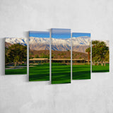 Tamarisk Country Club Golf Courses, Golf Art Print, 5 Panels Canvas Prints Wall Art Decor