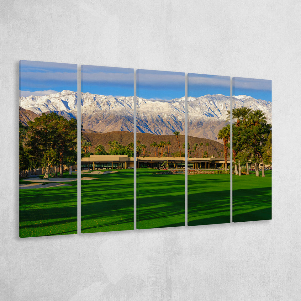 Tamarisk Country Club Golf Courses, 5 Panels Extra Large Canvas Prints Wall Art Decor
