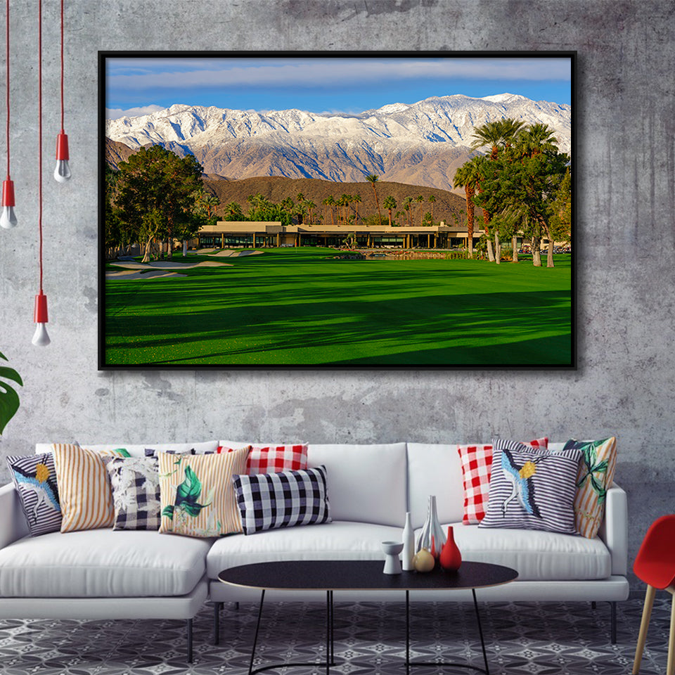 Tamarisk Country Club Golf Courses, Golf Art Print, Framed Canvas Prints Wall Art Decor, Floating Frame
