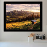 A view of The Tatra Mountains and Zakopane in summer Poland Framed Art Prints Wall Decor - Painting Art, Wall Art, Home Decor