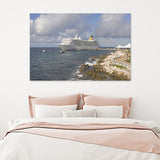 Abc Islands Curacao Willemstad Cruise Ship Docked At Fort Riffart Cruise Terminal Canvas Wall Art - Canvas Prints, Prints For Sale, Painting Canvas