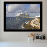 Abc Islands Curacao Willemstad Cruise Ship Framed Art Prints Wall Decor - Painting Art, Framed Picture, Home Decor, For Sale