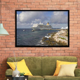 Abc Islands Curacao Willemstad Cruise Ship Framed Art Prints Wall Decor - Painting Art, Framed Picture, Home Decor, For Sale