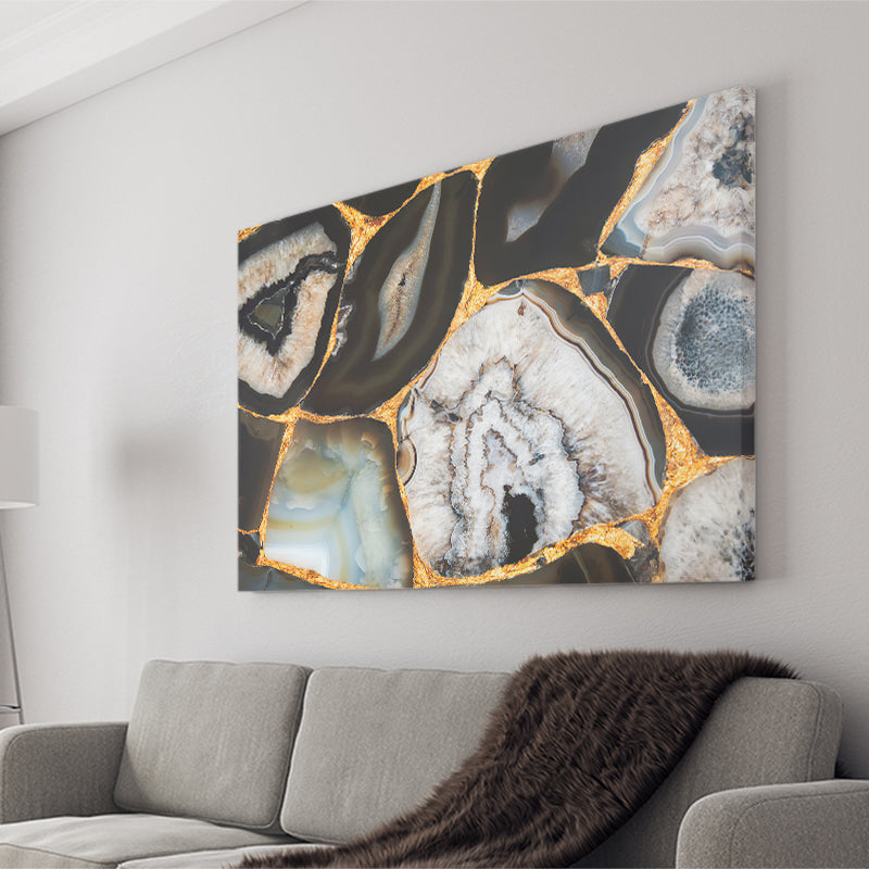 Abstract Agate Umbra Canvas Prints Wall Art - Canvas Painting, Painting Art, Prints for Sale, Wall Decor, Home Decor