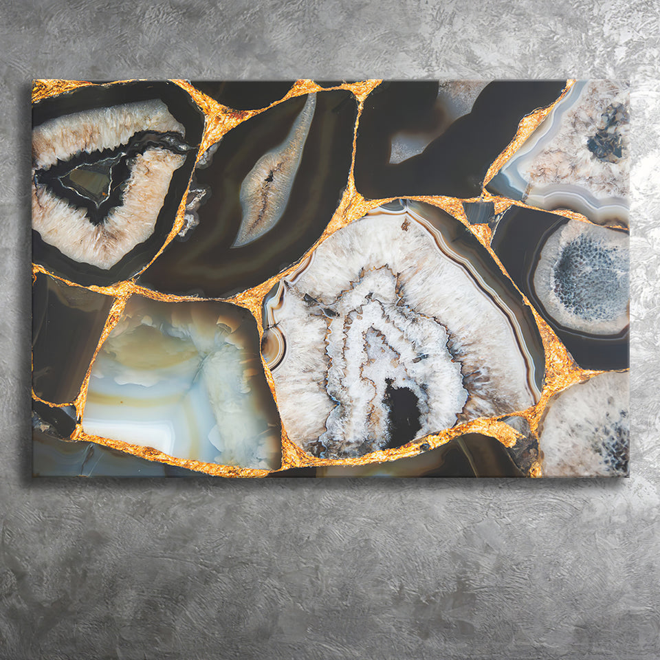 Abstract Agate Umbra Canvas Prints Wall Art - Canvas Painting, Painting Art, Prints for Sale, Wall Decor, Home Decor