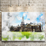 Abstract Berea College Painting Canvas Prints Wall Art Decor - Painting Canvas, Art Print, Home Decor, Ready to Hang