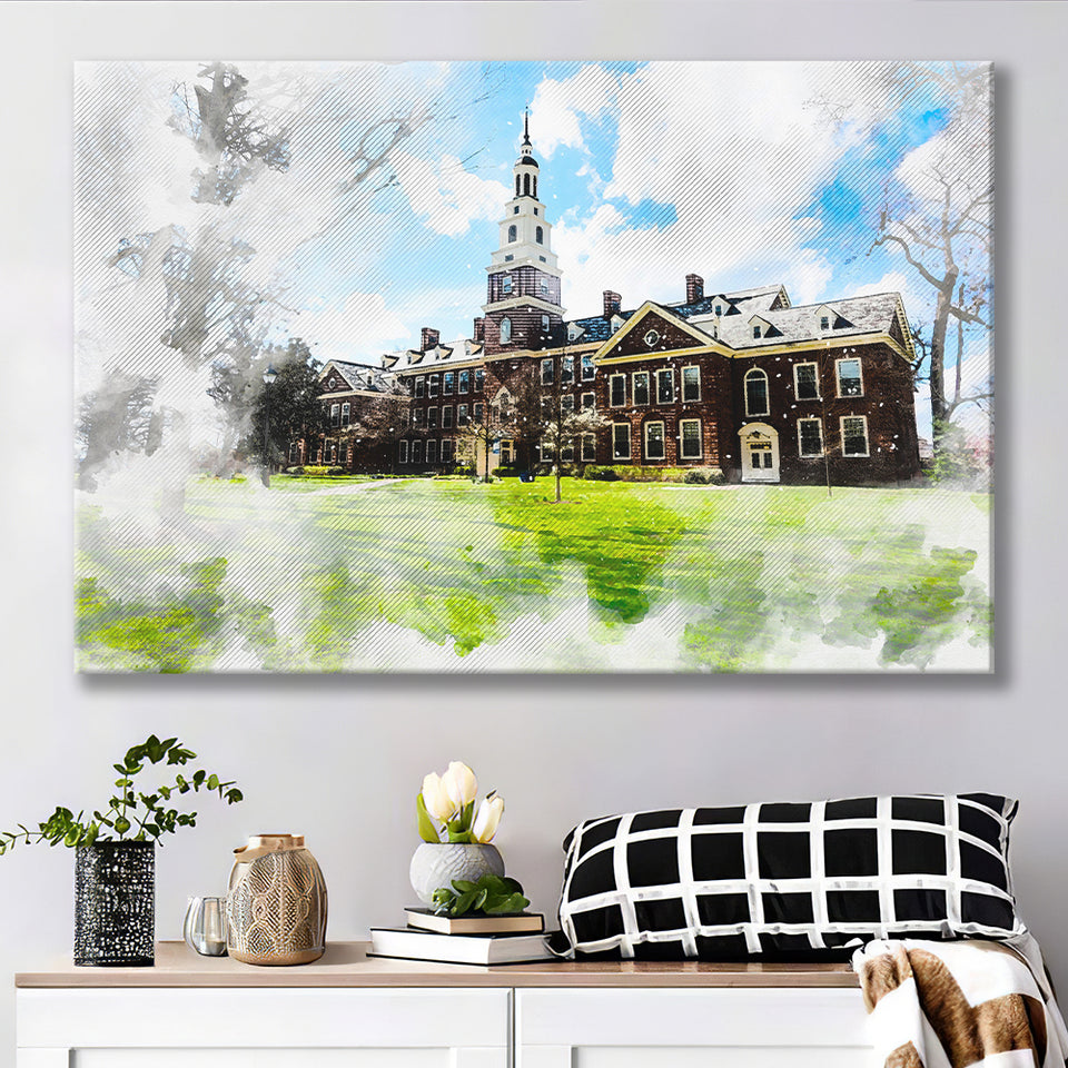 Abstract Berea College Painting Canvas Prints Wall Art Decor - Painting Canvas, Art Print, Home Decor, Ready to Hang