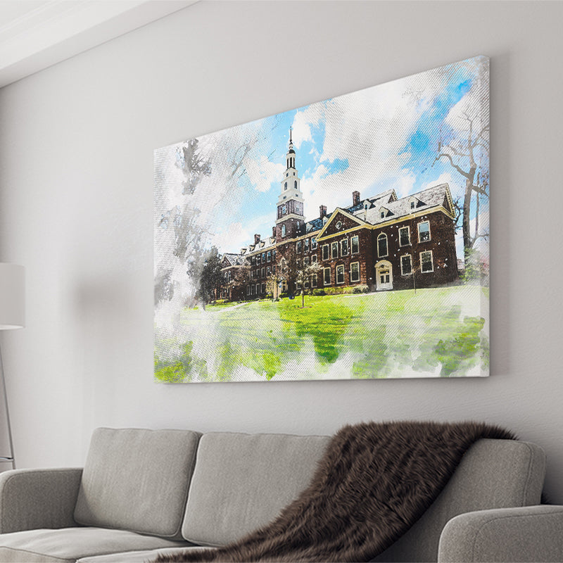 Abstract Berea College Painting Canvas Prints Wall Art Decor - Painting Canvas, Art Print, Home Decor, Ready to Hang