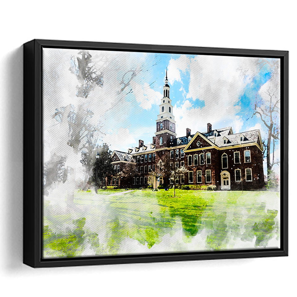 Abstract Berea College Painting Framed Canvas Prints Wall Art Decor - Painting Canvas, Framed Picture, Home Decor