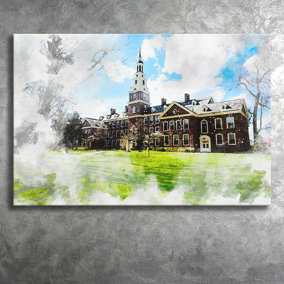 Abstract Berea College Painting Canvas Prints Wall Art Decor - Painting Canvas, Art Print, Home Decor, Ready to Hang