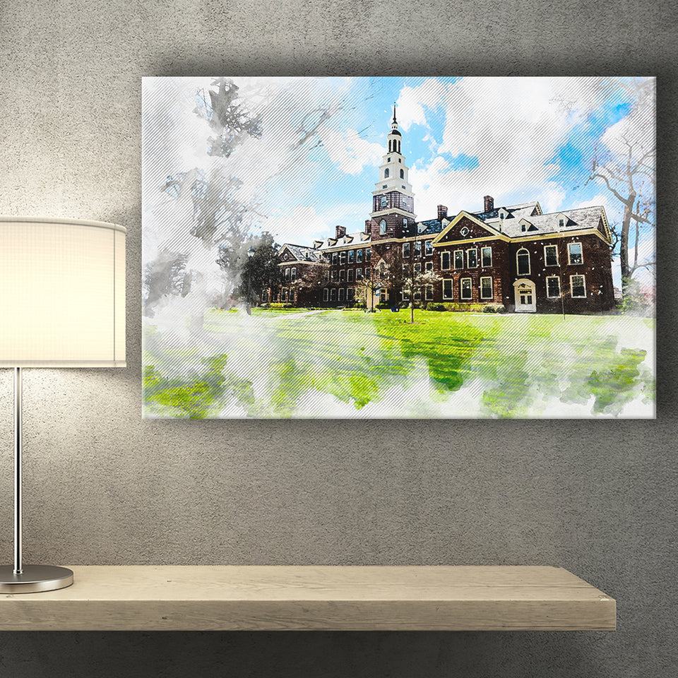 Abstract Berea College Painting Canvas Prints Wall Art Decor - Painting Canvas, Art Print, Home Decor, Ready to Hang