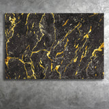 Abstract Black Marble Ink Painted Gold, Abstract Painting Canvas Prints Wall Art Decor - Painting Canvas, Ready to hang