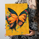 Abstract Butterfliesart Oil Painting Artwork Print Canvas Prints Wall Art - Painting Canvas, Wall Decor, Home Decor