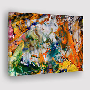 Abstract Canvas Art, Colorful Abstract Oil Painting Canvas Prints Wall Art, Home Living Room Decor, Large Canvas