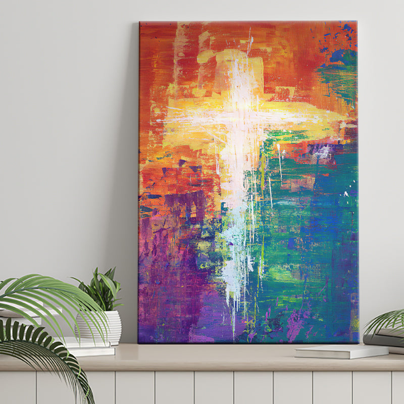 Abstract Simple Cross Easy Cross Paintings
