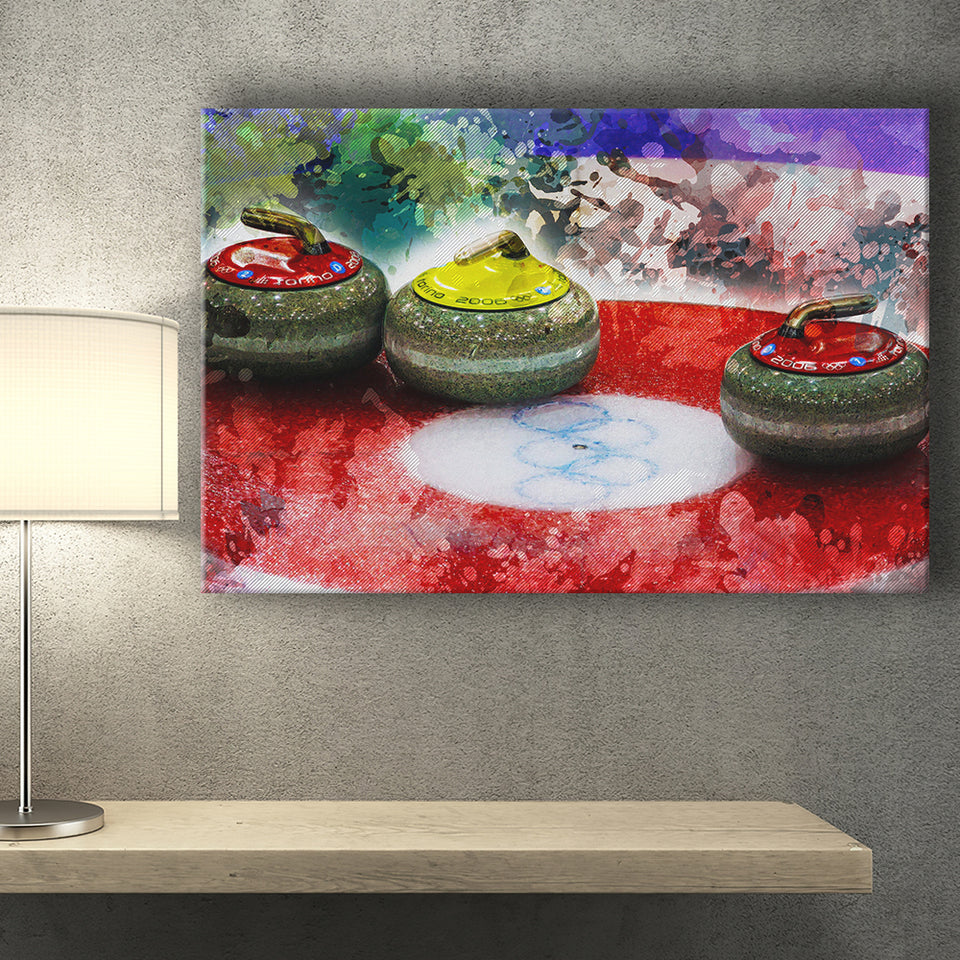 Abstract Curling Canvas Prints Wall Art Decor - Painting Canvas, Art Print, Home Decor, Ready to Hang