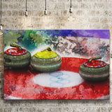 Abstract Curling Canvas Prints Wall Art Decor - Painting Canvas, Art Print, Home Decor, Ready to Hang