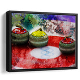 Abstract Curling Framed Canvas Prints Wall Art Decor - Painting Canvas, Framed Picture, Home Decor