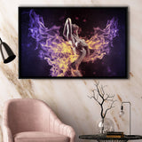 Abstract Erotic, Erotic Wall Decor Framed Canvas Prints Wall Art Decor, Black Floating Frame