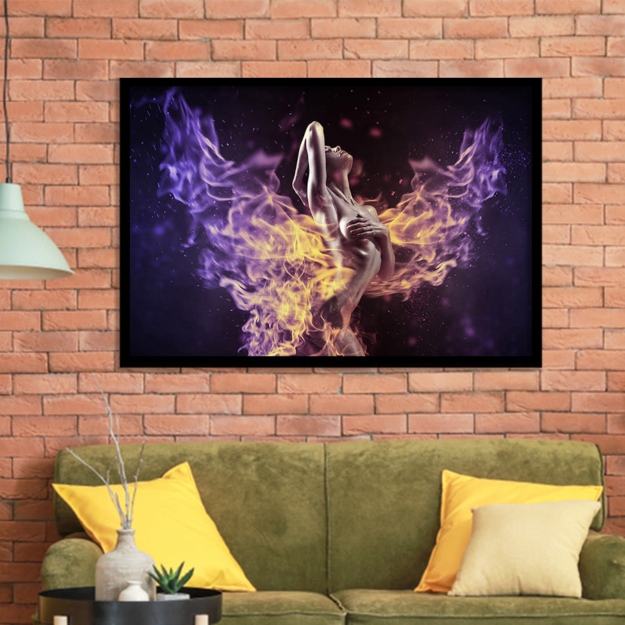 Abstract Erotic, Erotic Wall Decor Framed Art Prints Wall Art Decor,Black Frame, Ready to hang