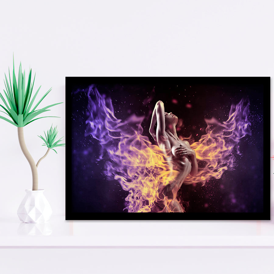 Abstract Erotic, Erotic Wall Decor Framed Art Prints Wall Art Decor,Black Frame, Ready to hang