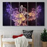 Abstract Erotic, Erotic Wall Decor 5 Panels B,Large Canvas,Canvas Prints Wall Art Home Decor