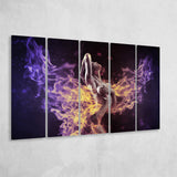 Abstract Erotic, Erotic Wall Decor 5 Panels B,Large Canvas,Canvas Prints Wall Art Home Decor