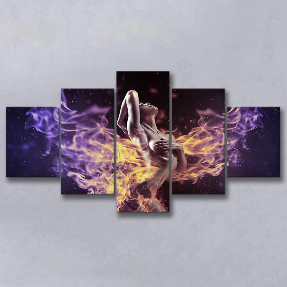Abstract Erotic, Erotic Wall Decor Multi Panels,Canvas Prints Wall Art Home Decor
