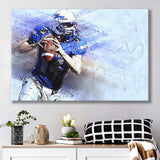 Abstract Football, Football Canvas Art Canvas Prints Wall Art Home Decor - Painting Canvas, Ready to hang