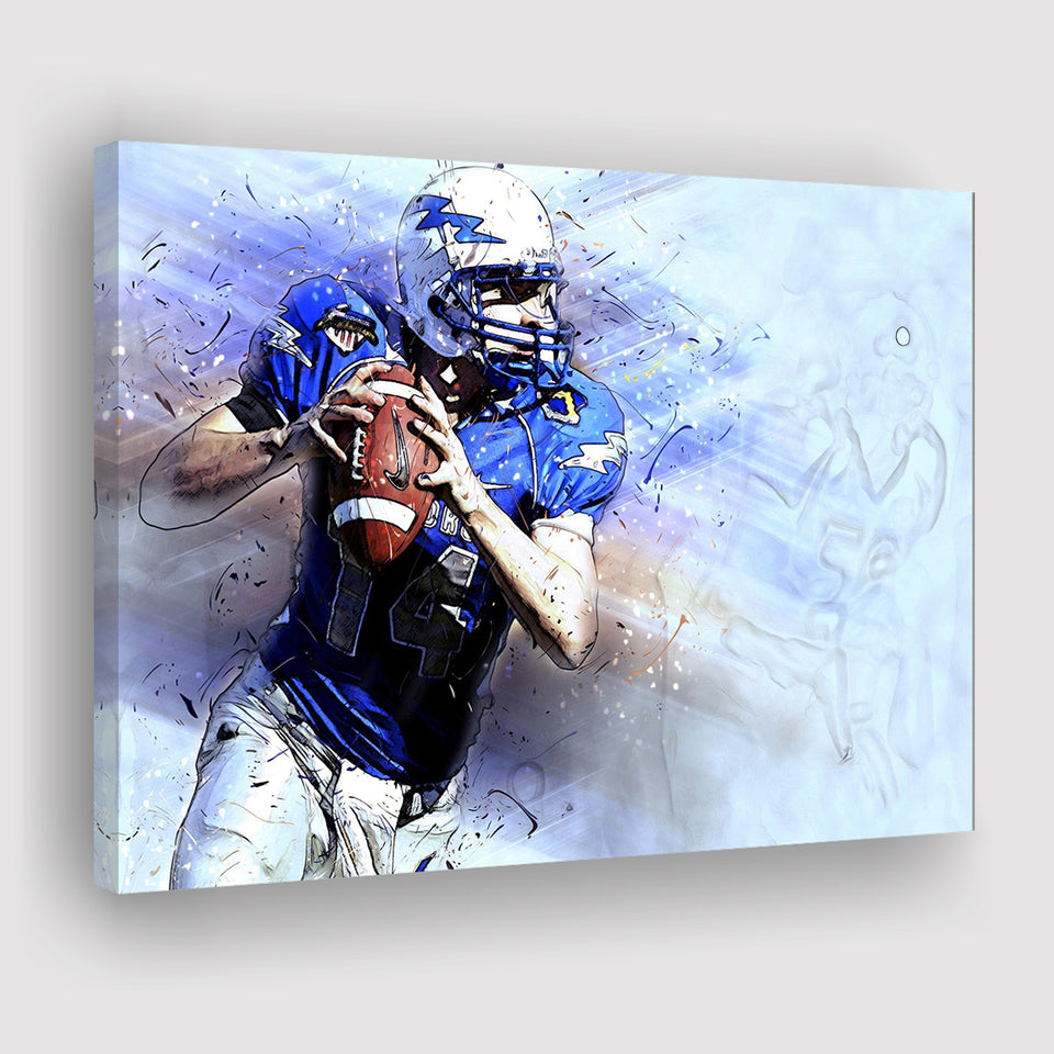 Abstract Football, Football Canvas Art Canvas Prints Wall Art Home Decor - Painting Canvas, Ready to hang