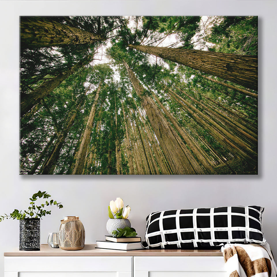 Abstract Forest Print Canvas Prints Wall Art Decor - Painting Canvas,Home Decor, Ready to Hang