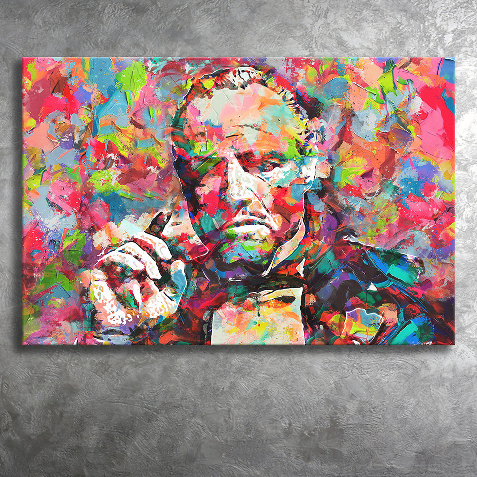 Abstract Godfather Colorful Landscape Canvas Prints Wall Art Home Decor - Painting Canvas, Ready to hang