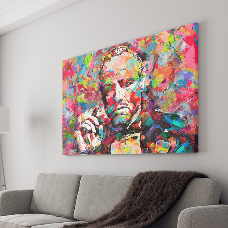 Abstract Godfather Colorful Landscape Canvas Prints Wall Art Home Decor - Painting Canvas, Ready to hang