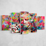 Abstract Godfather Colorful Large Canvas Prints Multi Panels Wall Art Prints Home Decor