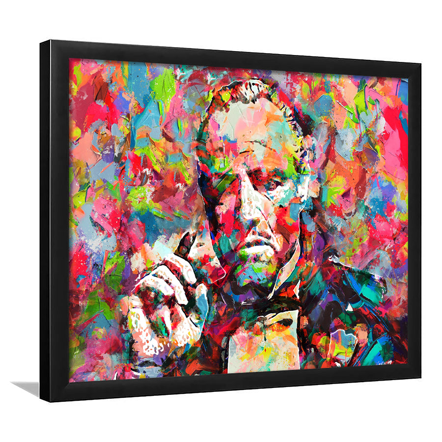 Abstract Godfather Colorful Framed Art Prints Wall Decor - Painting Art,Framed Picture,For Sale, Ready to hang