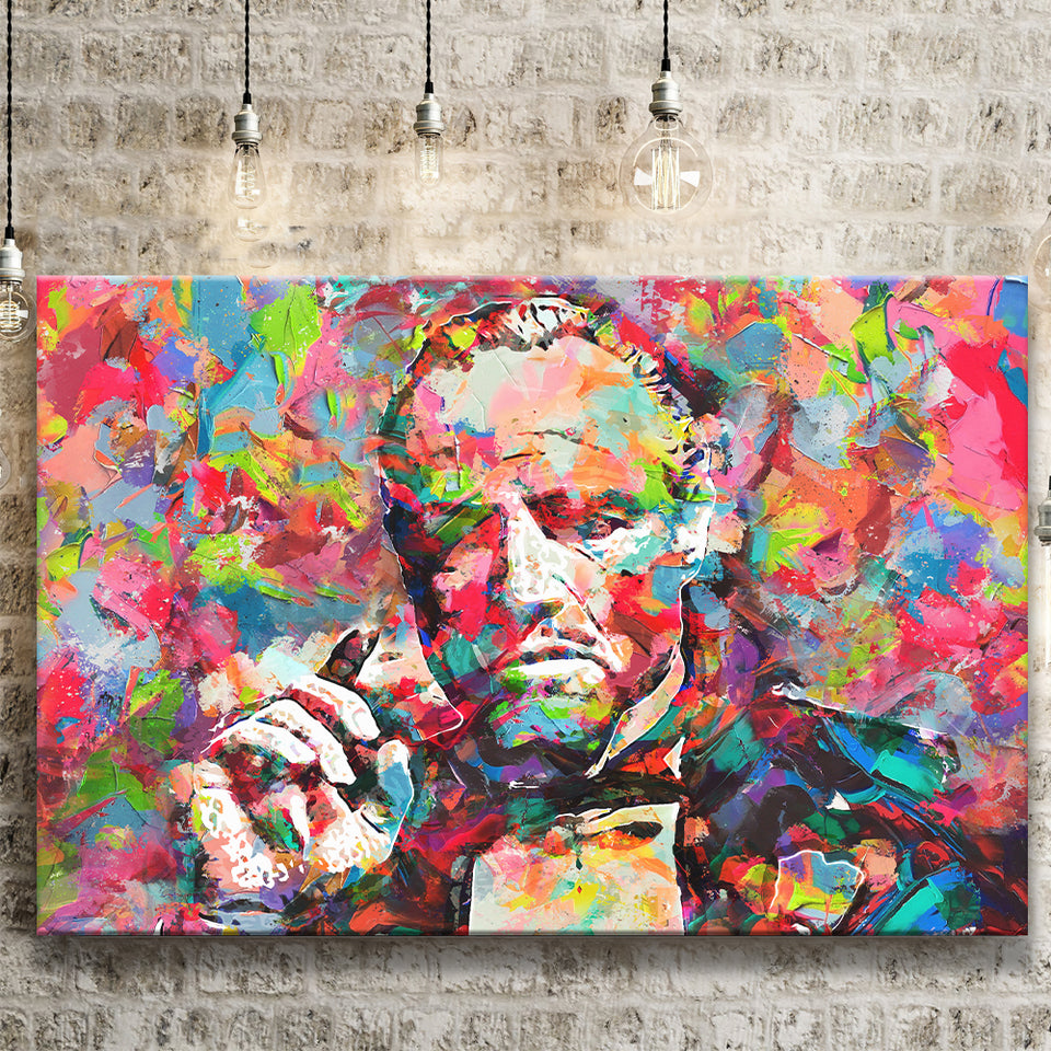 Abstract Godfather Colorful Landscape Canvas Prints Wall Art Home Decor - Painting Canvas, Ready to hang
