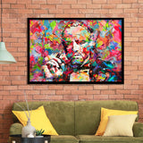 Abstract Godfather Colorful Framed Art Prints Wall Decor - Painting Art,Framed Picture,For Sale, Ready to hang