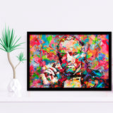 Abstract Godfather Colorful Framed Art Prints Wall Decor - Painting Art,Framed Picture,For Sale, Ready to hang