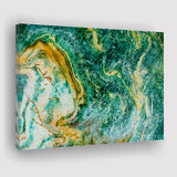 Abstract Green Marble Canvas Art, Contemporary Canvas Prints Wall Art Home Decor - Painting Canvas, Ready to hang