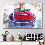 Abstract Guitar Canvas Prints Wall Art Decor - Painting Canvas, Art Print, Home Decor, Ready to Hang