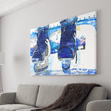 Abstract Ice Hockey Canvas Prints Wall Art Decor - Painting Canvas, Art Print, Home Decor, Ready to Hang