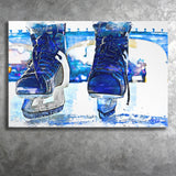 Abstract Ice Hockey Canvas Prints Wall Art Decor - Painting Canvas, Art Print, Home Decor, Ready to Hang