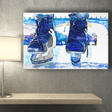 Abstract Ice Hockey Canvas Prints Wall Art Decor - Painting Canvas, Art Print, Home Decor, Ready to Hang