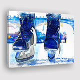 Abstract Ice Hockey Canvas Prints Wall Art Decor - Painting Canvas, Art Print, Home Decor, Ready to Hang