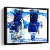 Abstract Ice Hockey Framed Canvas Prints Wall Art Decor - Painting Canvas, Framed Picture, Home Decor