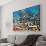 Abstract Indianapolis Canvas Prints Wall Art Decor - Painting Canvas, Art Print, Home Decor, Ready to Hang