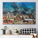 Abstract Indianapolis Canvas Prints Wall Art Decor - Painting Canvas, Art Print, Home Decor, Ready to Hang