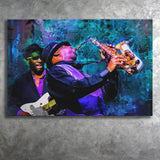 Abstract Jazz Wall Art, Jazz Band, Jazz Band Painting, Canvas Prints Wall Art Home Decor