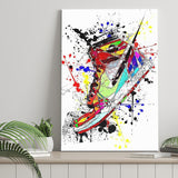 Abstract Jordan Sneaker Canvas Prints Wall Art - Painting Canvas, Home Wall Decor, For Sale